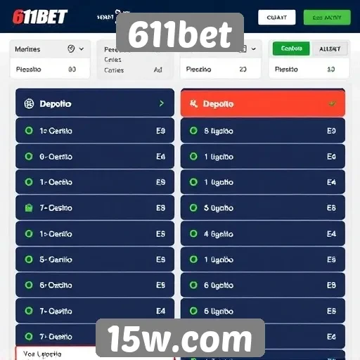 Exploração das opções de depósito em 611bet